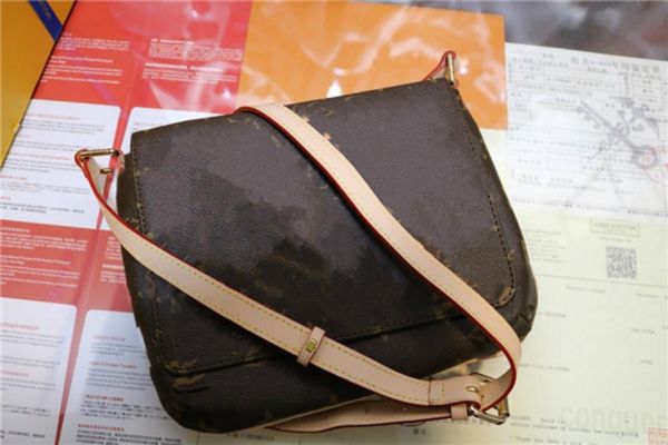 

M51257 Leather Women Bag Messenger cosmetic case purse free ship