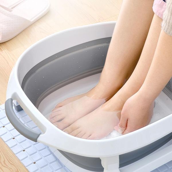 

buckets xiaogui folding bucket fold the foot wash bath massage and high collapsible