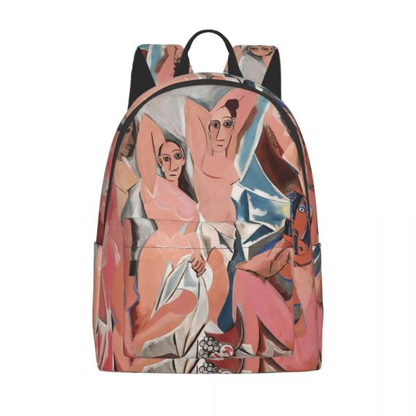 

backpack pablo picasso,les demoiselles d avignon girl boy computer man woman