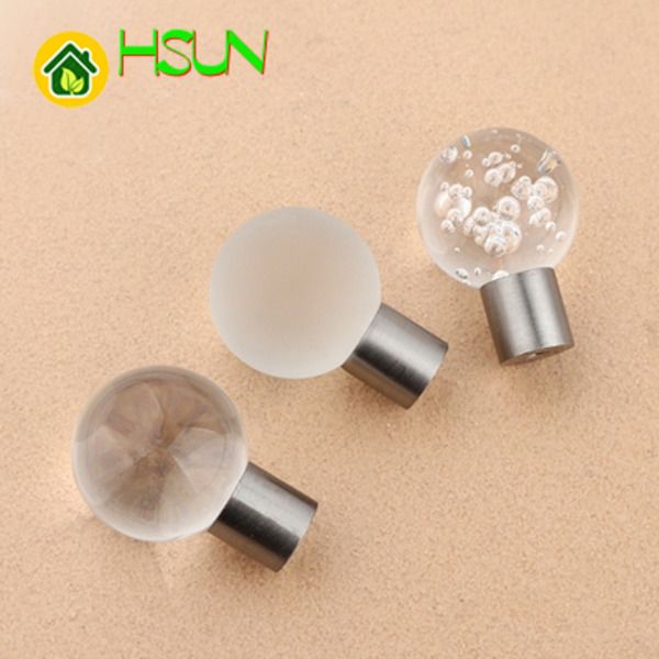 

k9 crystal handle single hole knob modern european light luxury new wardrobe door cabinet drawer creative round handle