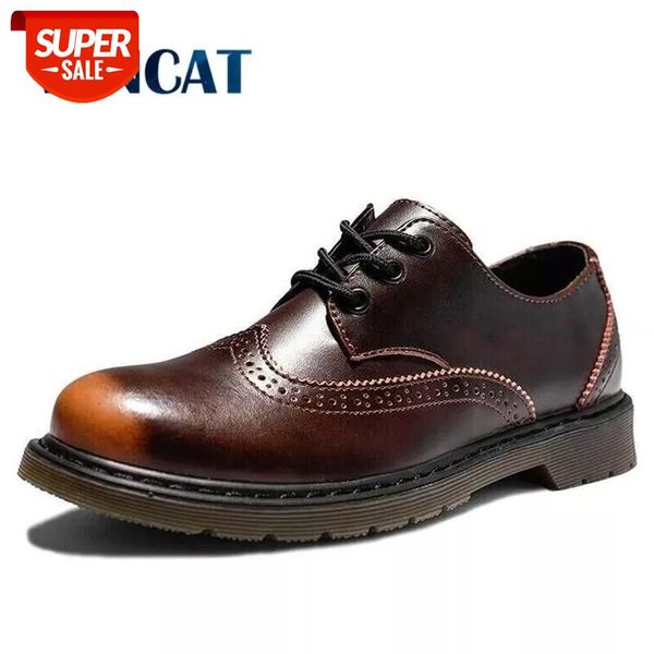 

brand breathable men's oxford shoes dress shoes men flats fashion genuine leather casual men size 38-47 #w665