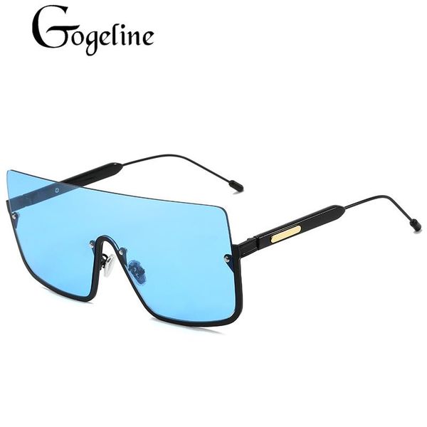 

frame uv400 windproof square brand women siamese big designer metal men oversize sunglasses ocean rjatx colorful sun glasses lens csqbh, White;black