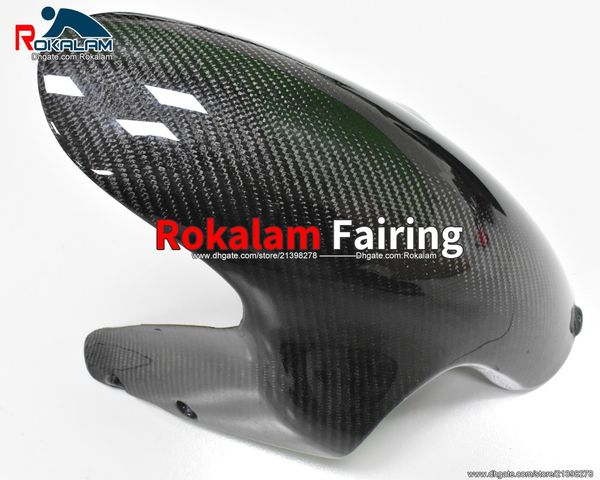 

real carbon fiber front fender mudguard fairing for ducati 1098 848 1198 2007-2011 aftermarket motorcycle parts