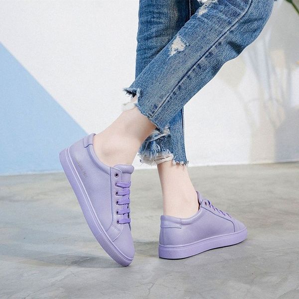 

womens sneakers 2019 spring genuine leather flat white/black sneakers casual women shoes student sneaker for woman shoes mens boat sho l5da#