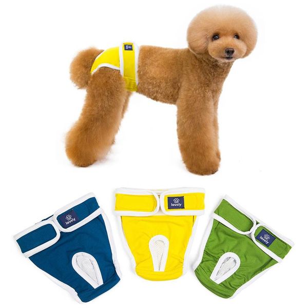 

dog apparel soft comfortable cotton pet physiological pants durable washable menstrual female shorts sanitary underwear