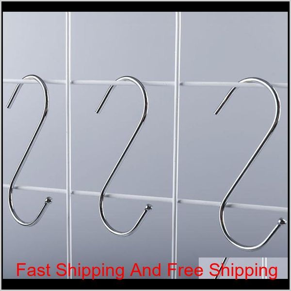 

s shape metal hanging hooks household 7cm 9cm storage hook trade show store products hanger bathroom racks kitchen qylcjo sweet07