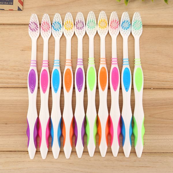 

3094 10pcs/pack natural wooden bamboo handle bamboo toothbrush seller