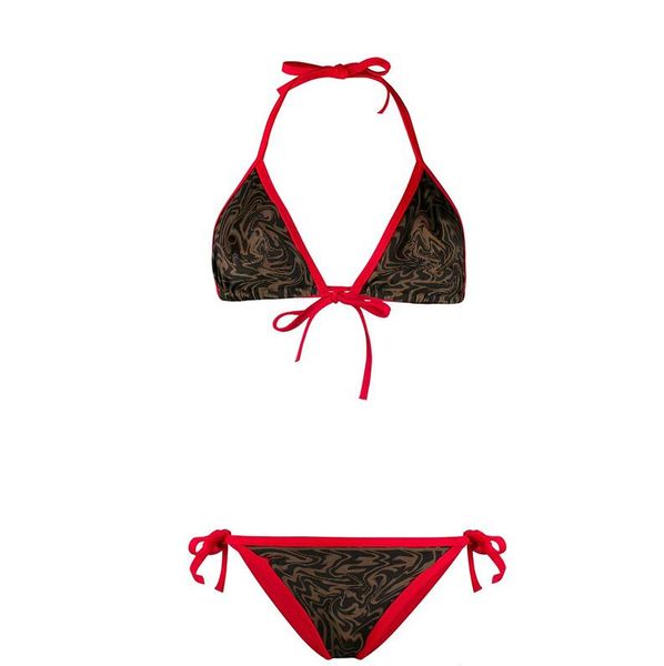 

fe01fashion letter print women swimwear high waist womens bikinis set textile backless ladies swim swimsuits, White;black