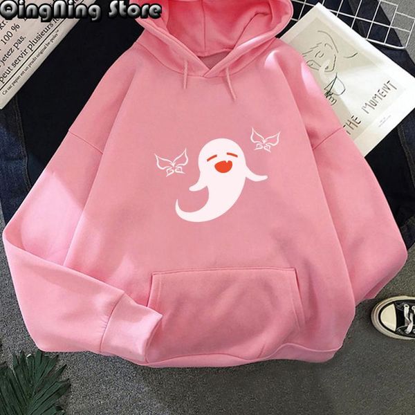

men's hoodies & sweatshirts funny game genshin impact hu tao kawaii cartoon manga aesthetic streatwear pullover harajuku casual fashion, Black