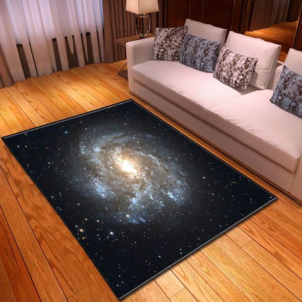 

carpets nordic 3d universe galaxy space home decor bedside area rugs soft flannel dining table and for living room
