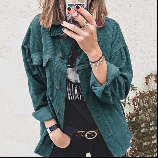 

corduroy blouse women thick warm womens shirt ladies casual button blouse feminina women shirts with pocket blouse, White