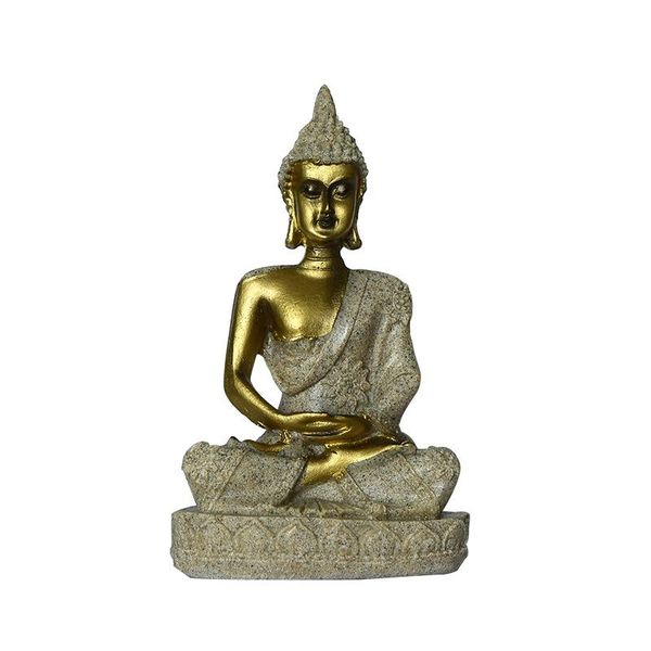 

decorative objects & figurines natural sandstone micro buddha statue hindu fengshui figurine meditation miniature home decor thai creative g