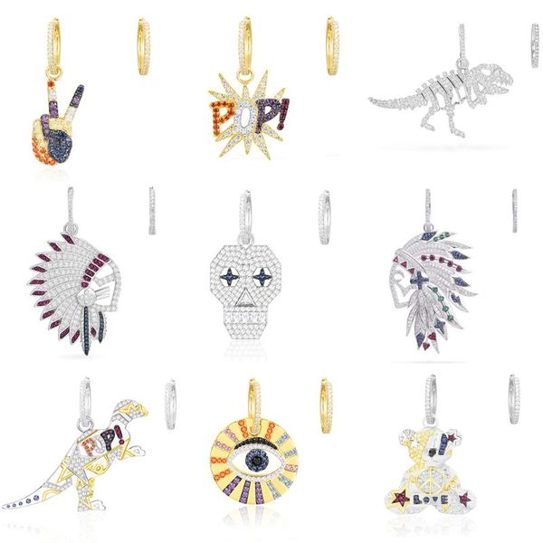 

stud -wave personality religion dinosaur design women earrings piece gift jewelry, Golden;silver