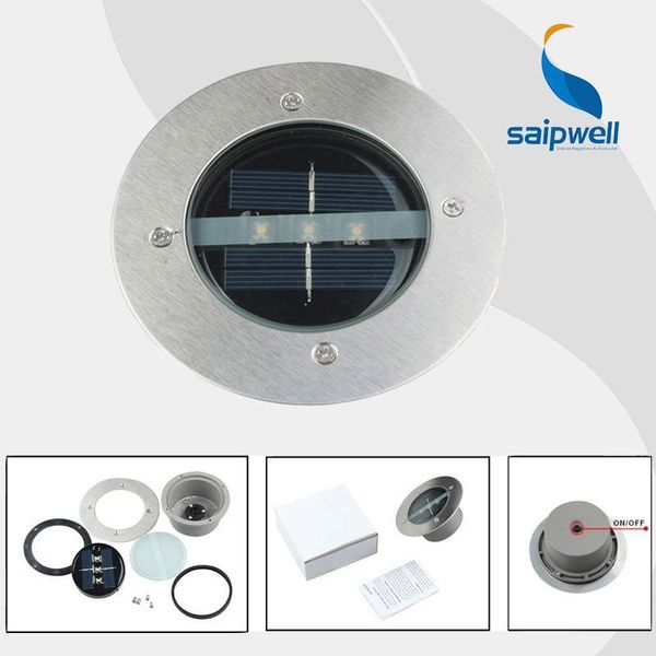 

solar lamps saipwell outdoor stainless underground light 2 led brick deck floor buried for garden street pathway