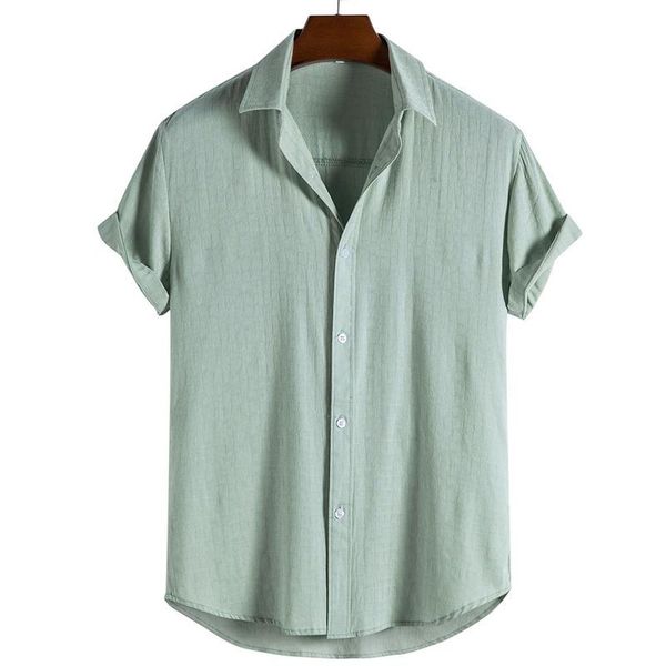 

men's casual shirts green men short sleeve mens aloha shirt beach holiday hawaiian camisas summer brand cosy harajuku streetwear, White;black