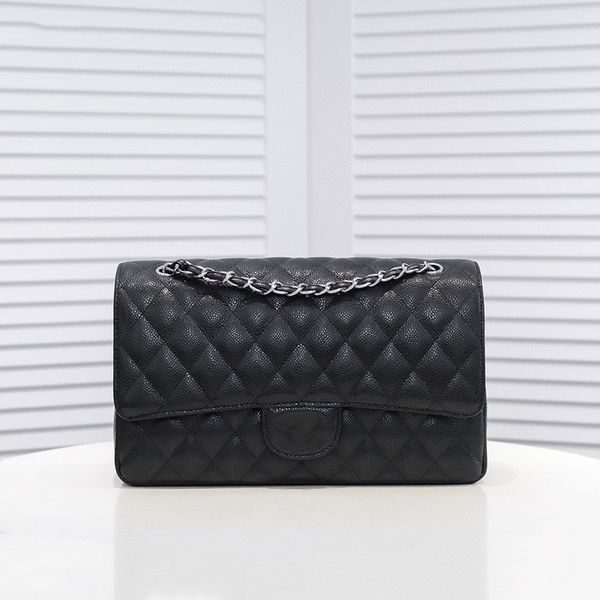 

classic handbag luxurys designers bags channel women bags fashion handbags919 diamond lattice shoulder bag lambskin/grained calfskin &silver