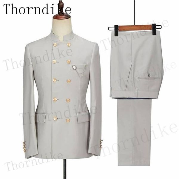 

men's suits & blazers thorndike fashion groomsmen tuxedos custom hand made men for wedding formal prom party 2 pcs ( jacket pants) t138, White;black