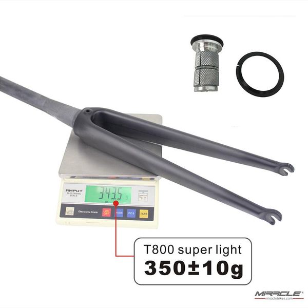 

bike forks road bikes carbon fiber fork space 9*100mm track bicycles streerer tube 1-1/8 to 1-1/2 fixed gear frok