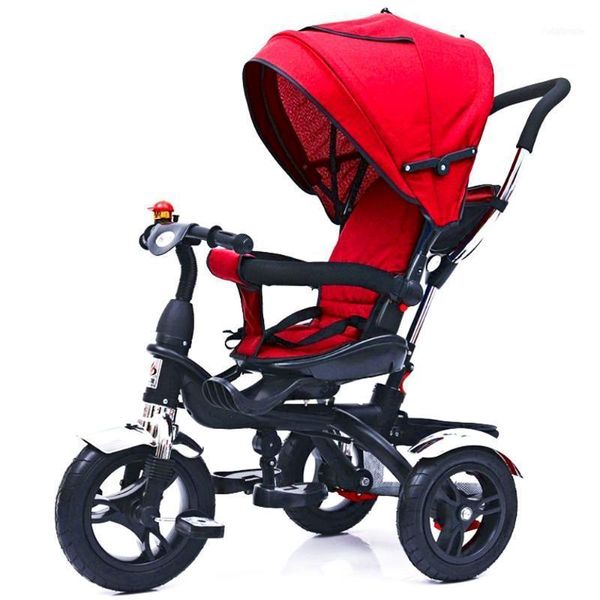 

multifunction folding sit children's tricycle baby stroller bicycle reclining seat wheel three walker balance bike for kids strollers#1