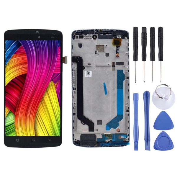 

lcd screen and digitizer full assembly with frame for lenovo k4 note a7010