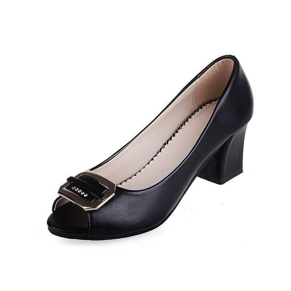 

dress shoes women pumps black pink peep toe high heels square thick heel ladies platform party wedding spring summer 2021 sandals