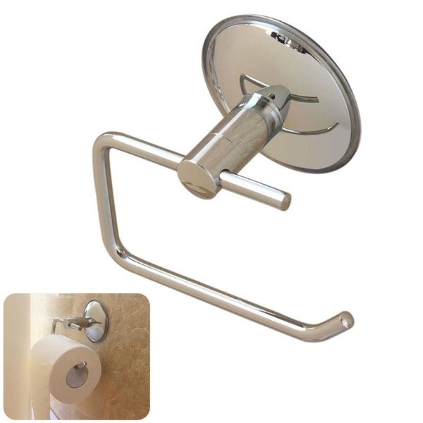 

toilet paper holders wall mount silver durable practical kitchen stainless steel rack roll holder rustproof suction cup bathroom el