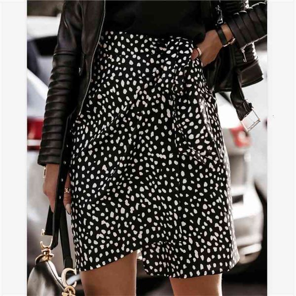 

skirts 2021 spring summer leopard print harajuku fashion office pleated mini skirt korean streetwear black womens plus size l