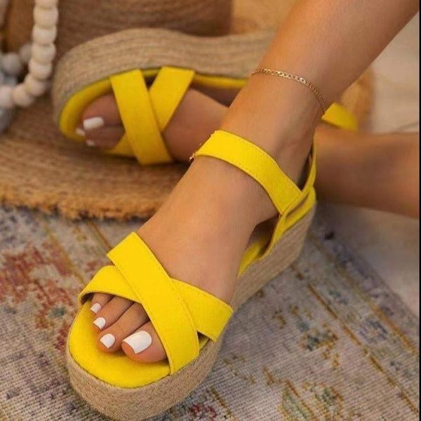 

sandals med large size medium big slides pu rubber fabric buckle, Black