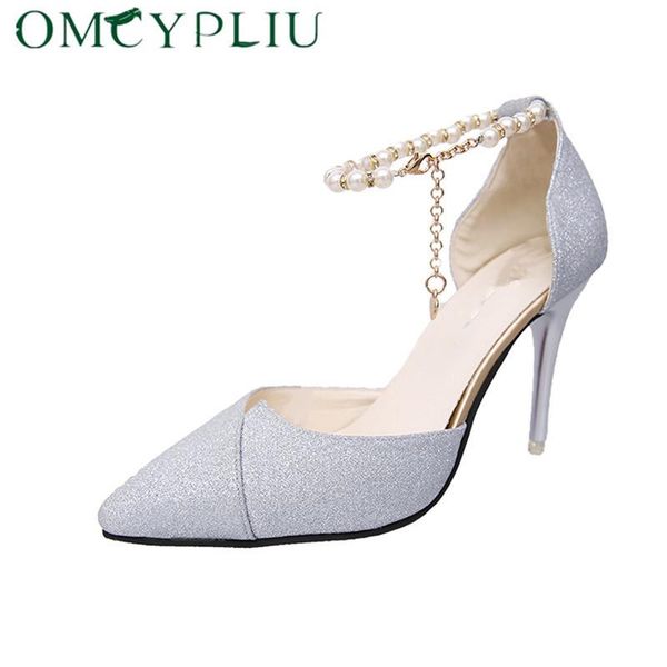 

dress shoes female sandals pointed woman shoe classic brand high heels fashion shallow quality ladies pumps size 40 zapatos mujer, Black