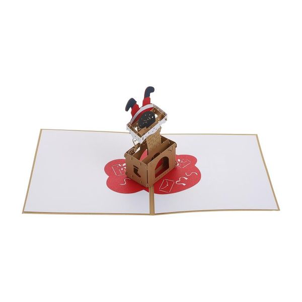 

greeting cards 1pc delicate carved greeting-card chic blessing 3d xmas gift