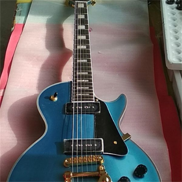 

jacey guitar store p90 blue custom jazz eectric guitar with guitars