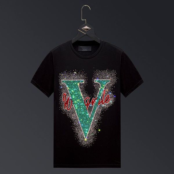 

men's t-shirts 2021 summer round collar t-shirt loose short sleeves bottom shirt ironing drill large size, White;black