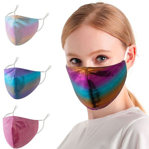 

pure colorful cotton mask adjustable washable women's fashion personality dust cloth