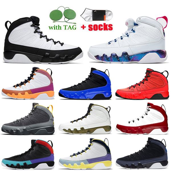 

big size 13 university blue jumpman 9 9s basketball shoes change the world chile red pink multi color oregon ducks mens trainers sneakers