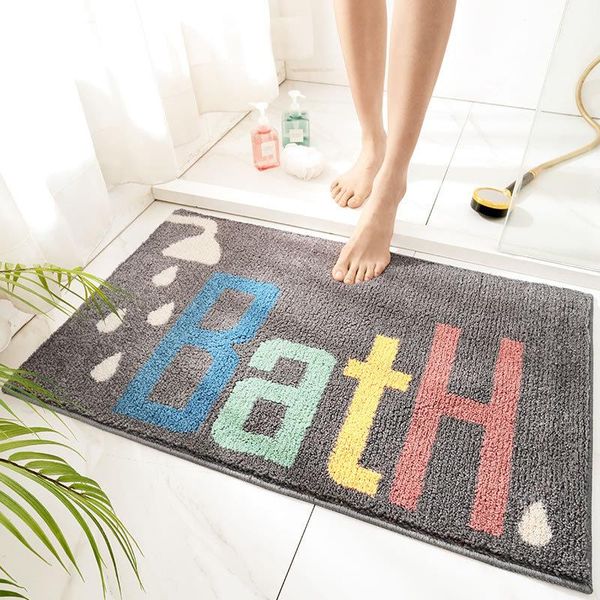 

bath mats household anti-slip mat soft quickly absorb water bathroom rug multifunction bedroom living room kitchen carpet foot pad