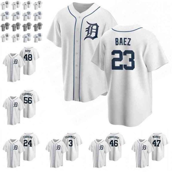 

23 Javier Baez Miguel Cabrera jersey Matthew Boyd Sparky Anderson Spencer Turnbull Jose Urena Harold Castro Jake Rogers Daniel Norris, Youth s-xl