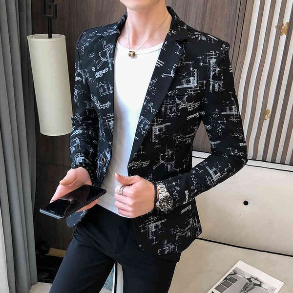 

men's suits & blazers fashion designer men's clothes for spring, leisure business, casual blazers with jacket size print, yct6, White;black