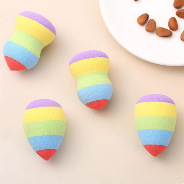 

sponges, applicators & cotton makeup sponge foundation cosmetic puff wet dry blender colorful powder women beauty make up accessories tools