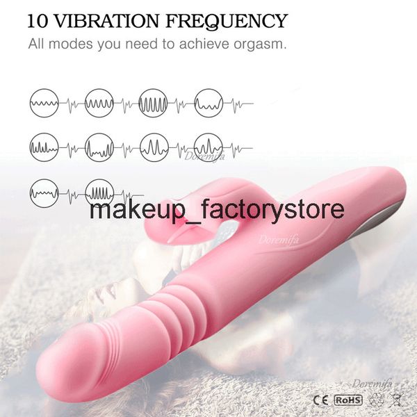 

massage vibrator fully automatic retractable g-spot clitoris tongue licking female toys tongue licking masturbation product 18