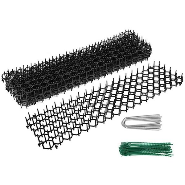 

cat carriers,crates & houses mats anti-cat garden gatos dogs repellent mat prickle strips keep cats away safe plastic spike