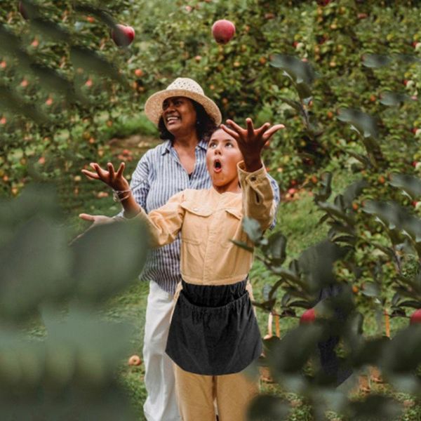 

storage bags jungle berry bag vegetable garden orchard picking outdoor foraging fruit waist hanging tool