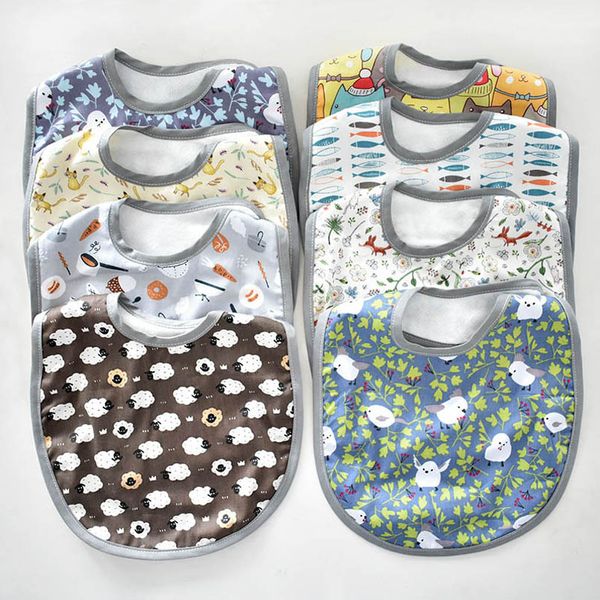 

baby bibs infant burping cloths girls boys accessory toddler towel cartoon print accessories newborn feeding b7106