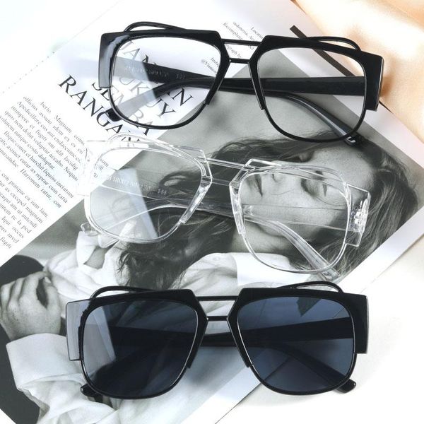

sunglasses jzu 2021 square women black brand design luxury fashion vintage sun glasses men eyewear uv400, White;black