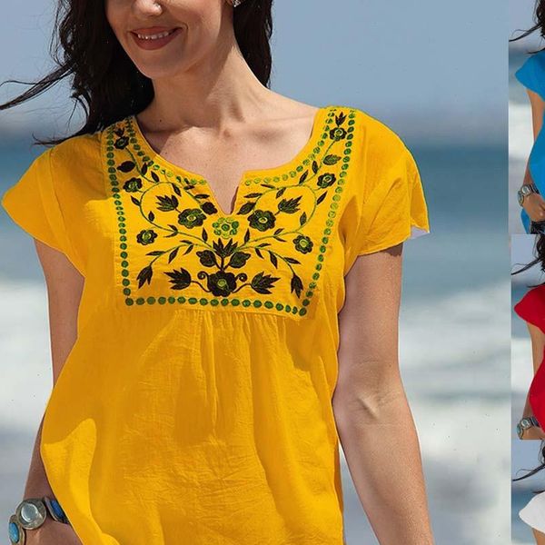 

women fashion chiffon blouses casual short sleeve minimalism v neck solid short femme shirt blouses drop shipping, White
