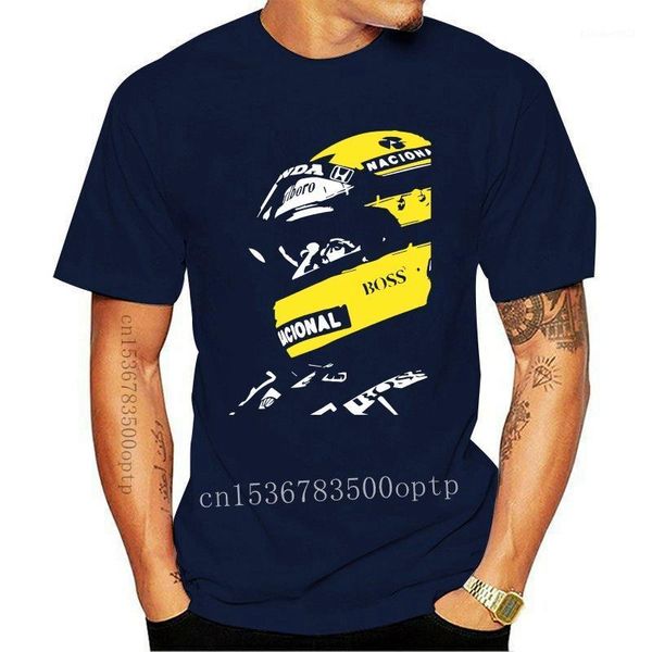 Herren T-Shirts Ayrton Senna T-Shirt Langarm Sweatshirt Hoodie Jugend O-Ausschnitt Sunlight Herren T-Shirt Top Tee