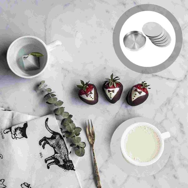 

mats & pads 1 set of creative cup multipurpose bowl with holder (silver)