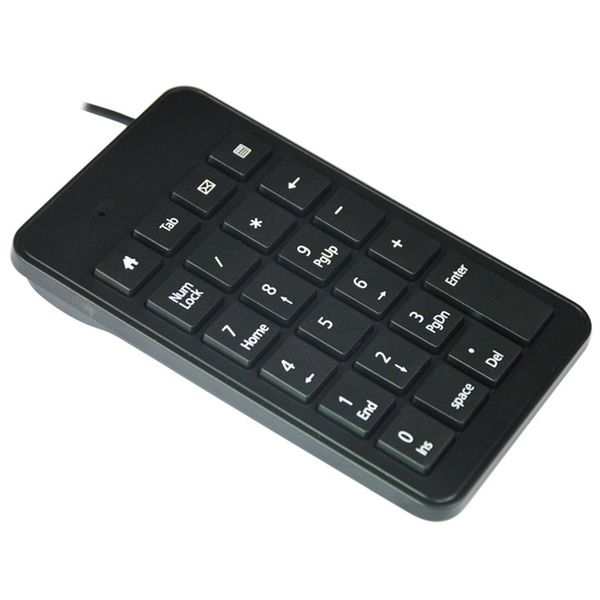 Kabelgebundene, schlanke numerische Tastatur mit 23 Tasten, digitale Tastatur für Buchhaltung, Kassierer, Finanzsupermarkt, Laptop/Notebook KDJK2112