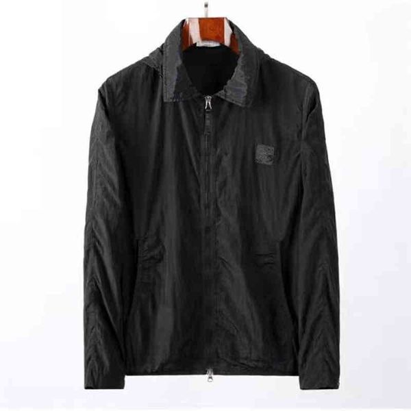 

men's jackets reflective metallic nylon men's jacket lightweight functional sunscreen couple's coat european and american lei, Black;brown