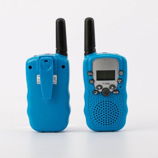 

walkie talkie amz long range kids t388 2 pieces pack with lcd talkies for