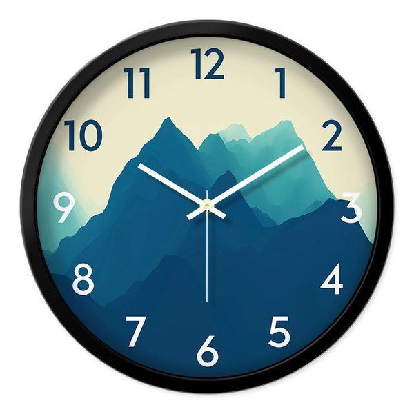 

wall clocks northern european creative clock living room modern minimalist home mute charts mediterranean decorative